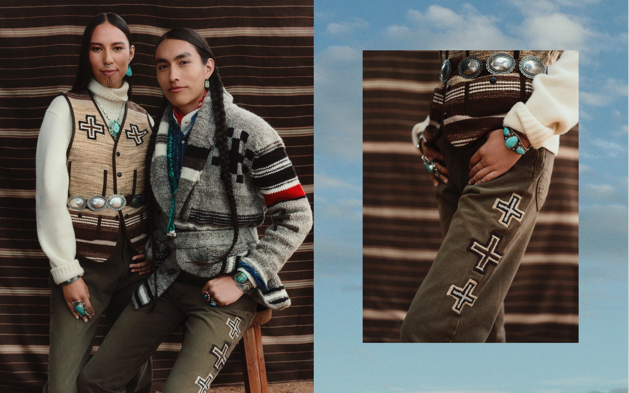  <strong>LOVE OF THE LAND</strong><br/> <span>Polo Ralph Lauren x Naiomi Glasses, a colabora&ccedil;&atilde;o inaugural para o programa Artista em resid&ecirc;ncia da Ralph Lauren, honra a heran&ccedil;a Navajo e as tradi&ccedil;&otilde;es seculares de vestu&aacute;rio</span> <br/>  
