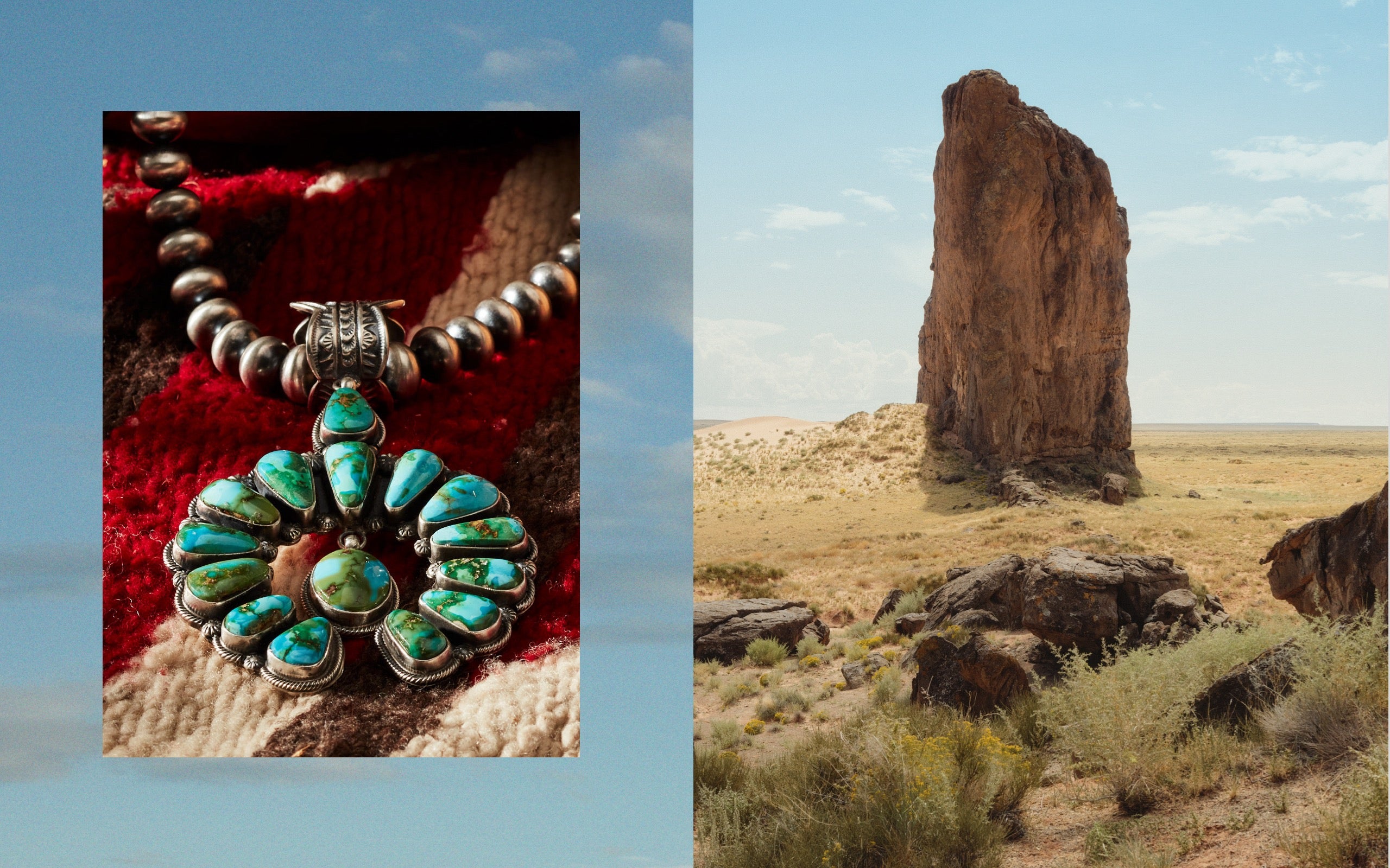  <strong>LOVE OF THE LAND</strong><br/> <span>Polo Ralph Lauren x Naiomi Glasses, a colabora&ccedil;&atilde;o inaugural para o programa Artista em resid&ecirc;ncia da Ralph Lauren, honra a heran&ccedil;a Navajo e as tradi&ccedil;&otilde;es seculares de vestu&aacute;rio</span>  <br/> 
