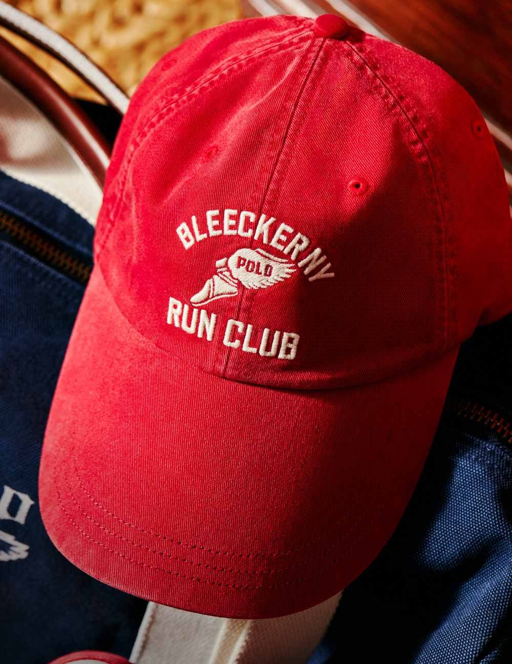 Embroidered Long-Bill Twill Cap