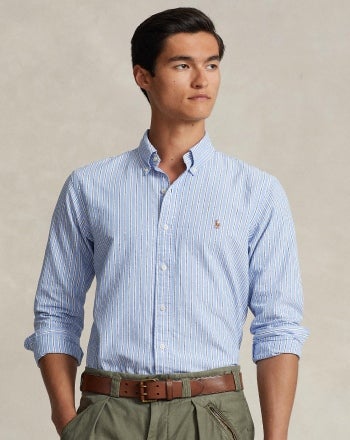 Blue ralph lauren shirt mens cheap