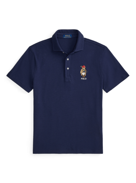 Polo em malha Custom Slim fit Polo Bear