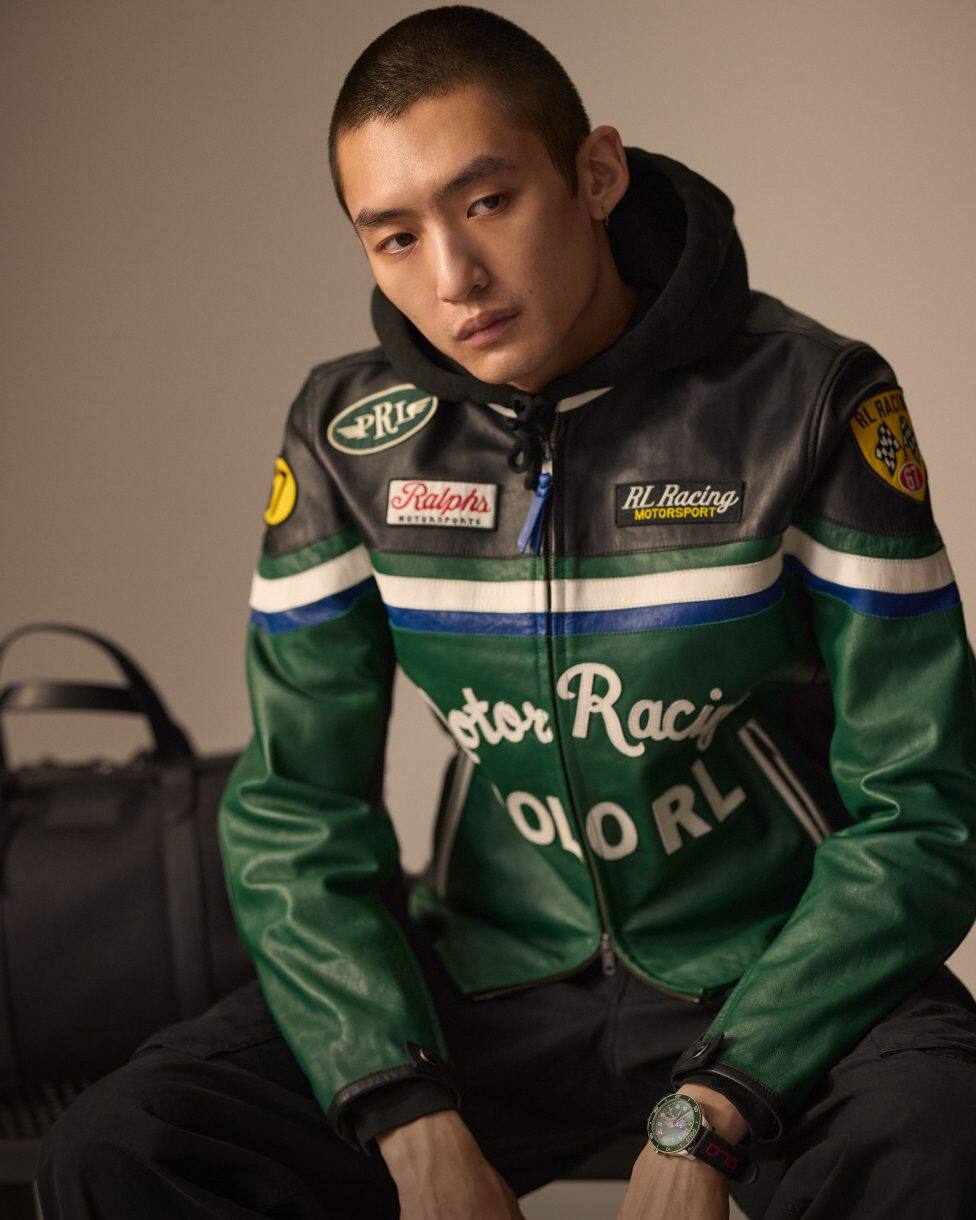 Casaco Café Racer em couro