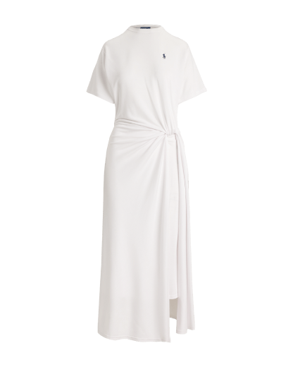 Vestido T-shirt com detalhe torcido
