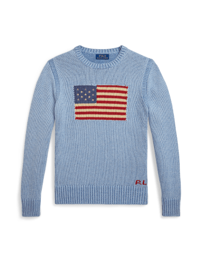 A emblemática camisola com bandeira