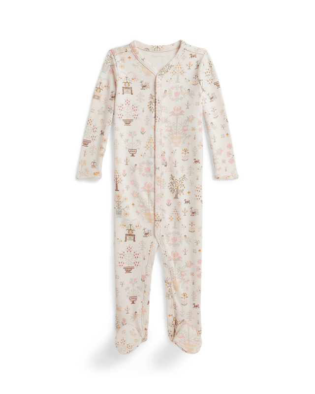 Babygro com pés em algodão Polo Bear