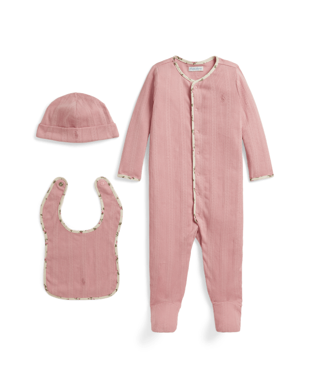 Conjunto de oferta em malha de algodão