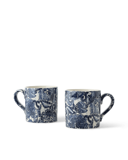 Conjunto de canecas Faded Peony