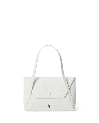 Mini bolsa envelope Polo Play em pele