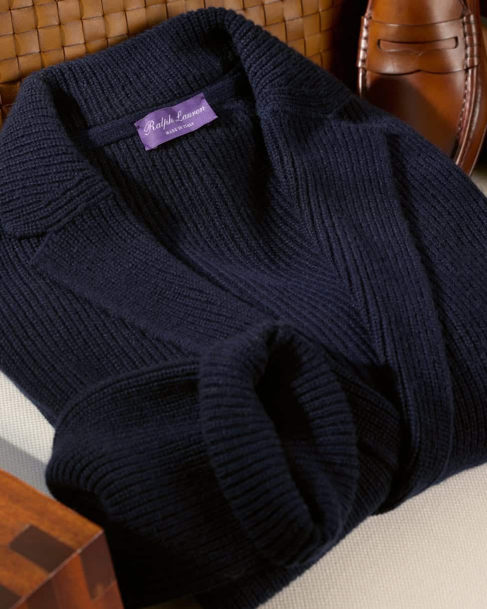 Cardigan blazer de caxemira texturada